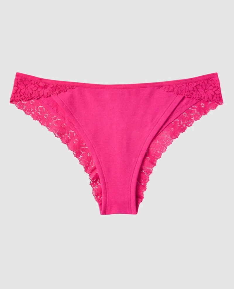 Women\'s La Senza Cheeky Panty Underwear Pink | EfhBpkh9