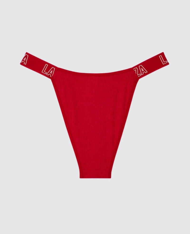 Women's La Senza Cheeky Panty Underwear Red | aokiGVz3