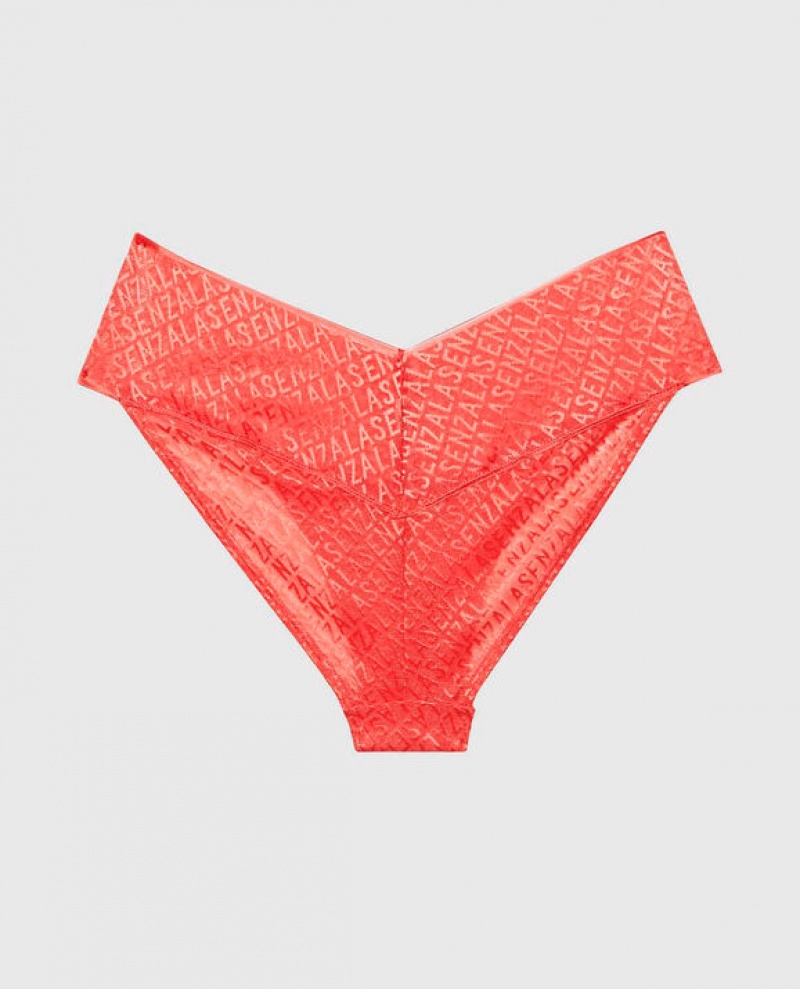 Women's La Senza Cheeky Panty Underwear Red | 93lRVNrH