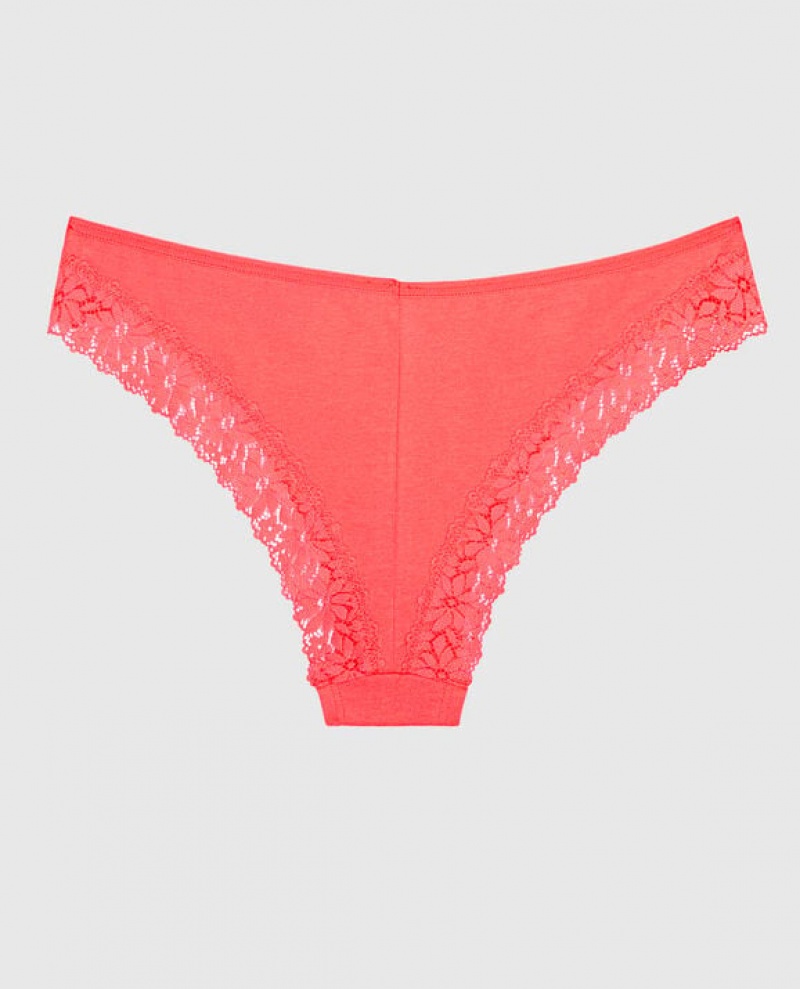 Women's La Senza Cheeky Panty Underwear Red | xHBLUnK9