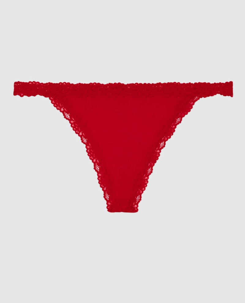 Women\'s La Senza G-String Panty Underwear Red | b2D2AGi9