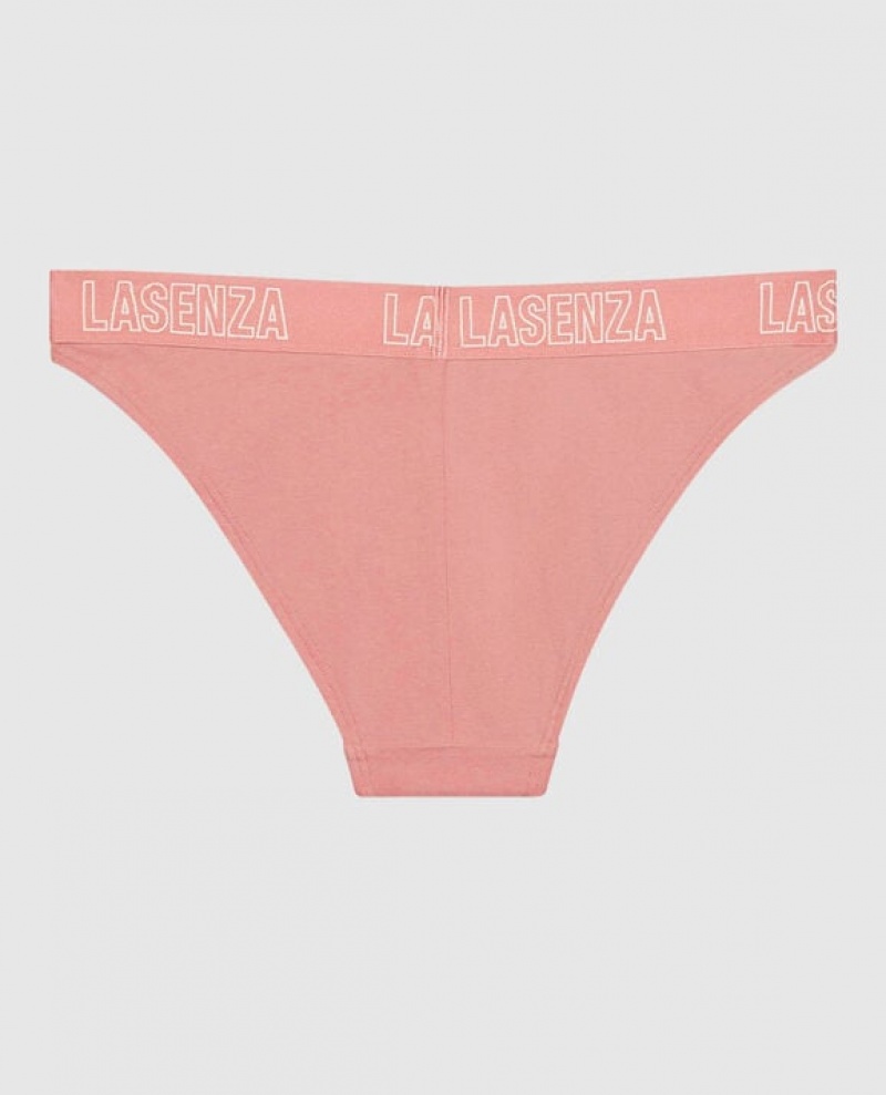 Women's La Senza High Leg Cheeky Panty Underwear Strawberry Ice | vEbLLJks