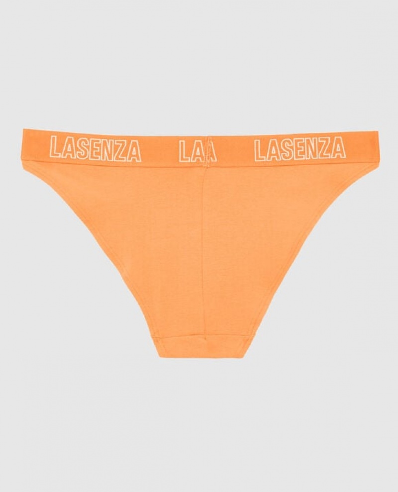 Women's La Senza High Leg Cheeky Panty Underwear Apricot | aVUtVm8v