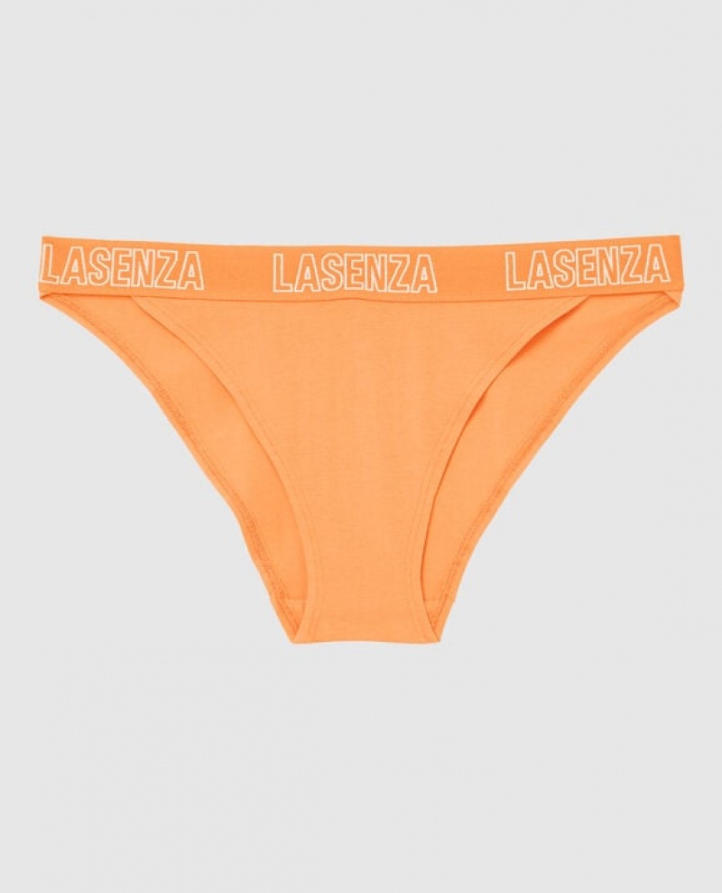 Women\'s La Senza High Leg Cheeky Panty Underwear Apricot | aVUtVm8v