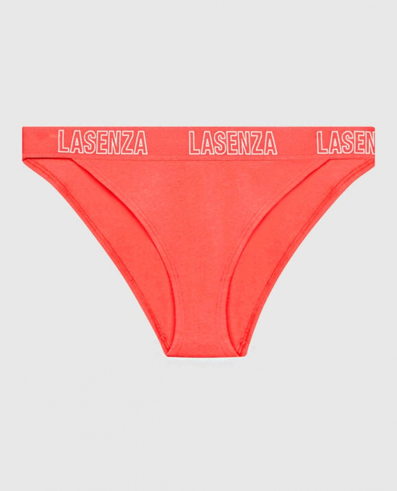 Women\'s La Senza High Leg Cheeky Panty Underwear Red | pkr4raO0