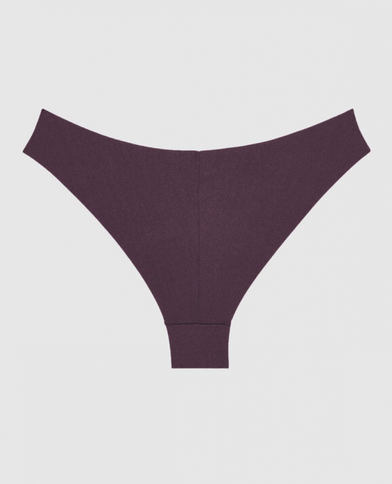 Women's La Senza High Leg Cheeky Panty Underwear Purple | iov1XNzJ