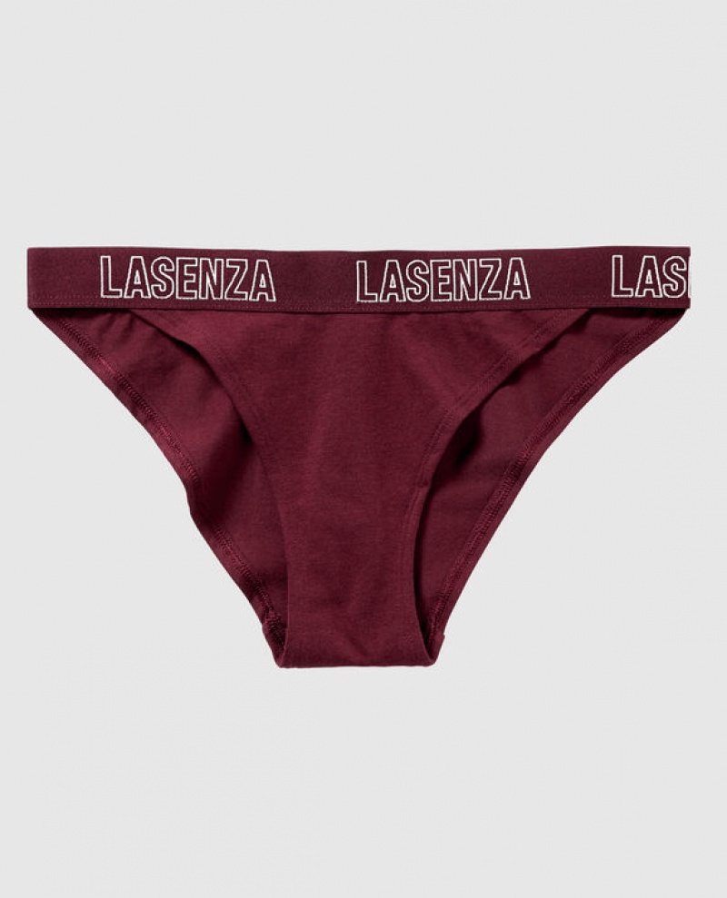 Women\'s La Senza High Leg Cheeky Panty Underwear Zinfandel | pzfxDUEM