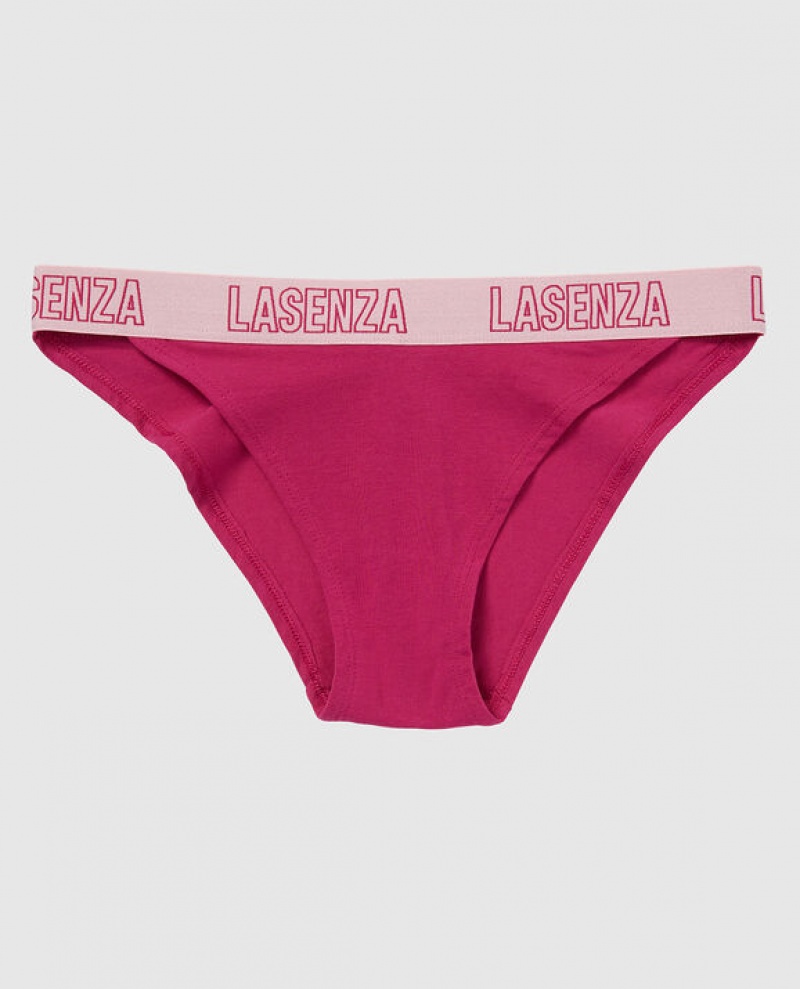 Women\'s La Senza High Leg Cheeky Panty Underwear Fuchsia | GmePuLZx