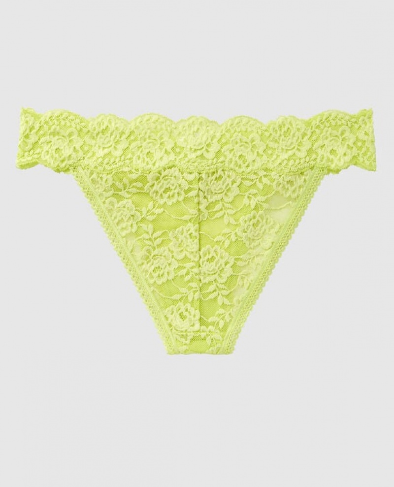 Women's La Senza High Leg Cheeky Panty Underwear Green | f5cbWWOA