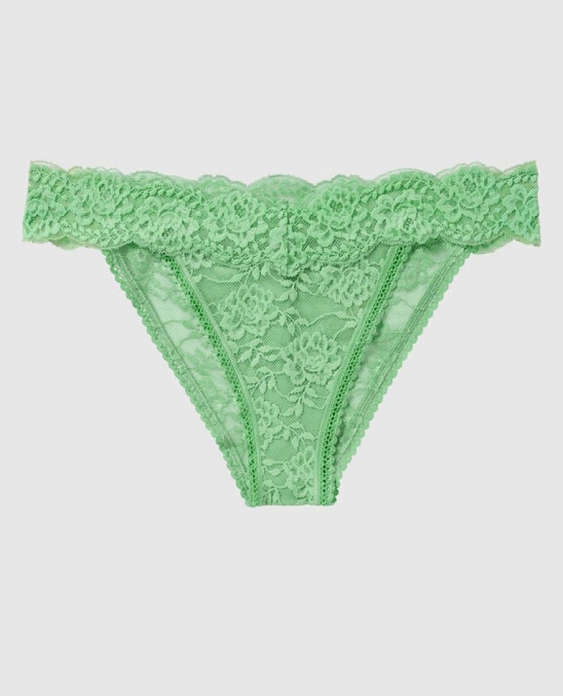 Women\'s La Senza High Leg Cheeky Panty Underwear Mint | ozIpxtKS