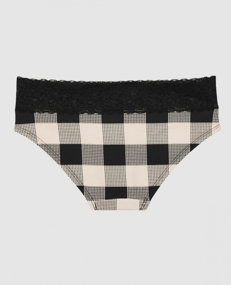 Women's La Senza Hipster Panty Underwear Festive Check | 8UGwjvaG