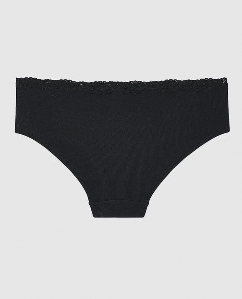 Women's La Senza Hipster Panty Underwear Black | 9KywUwwW