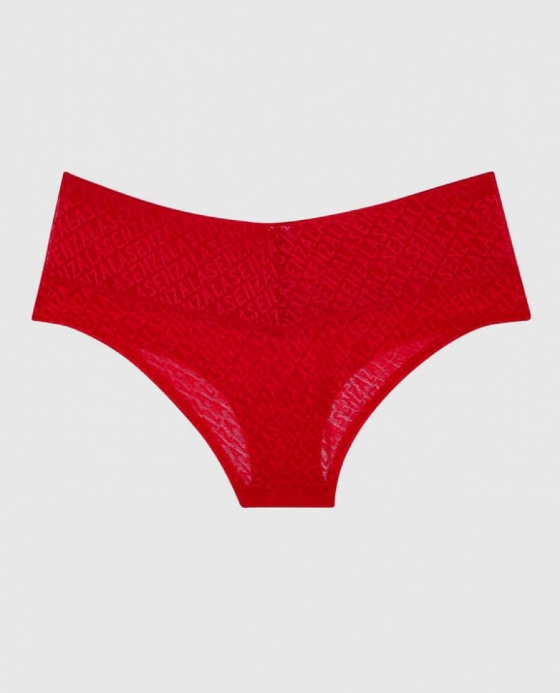 Women's La Senza Hipster Panty Underwear Red | FLPKfHIh