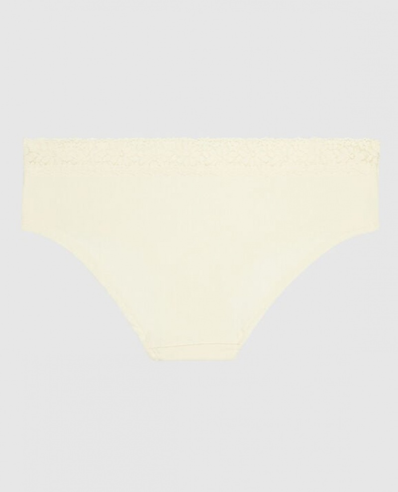 Women's La Senza Hipster Panty Underwear Cream | 97TjCpaY