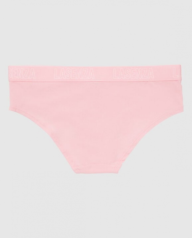 Women's La Senza Hipster Panty Underwear Pink White | wdyc8SB3