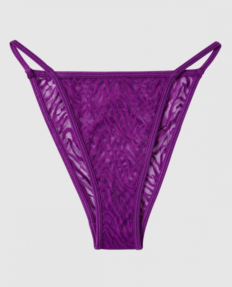 Women\'s La Senza Mini Cheeky Panty Underwear Purple | lP8vDUdA