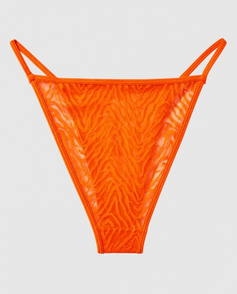 Women's La Senza Mini Cheeky Panty Underwear Orange | dOz9ROaF