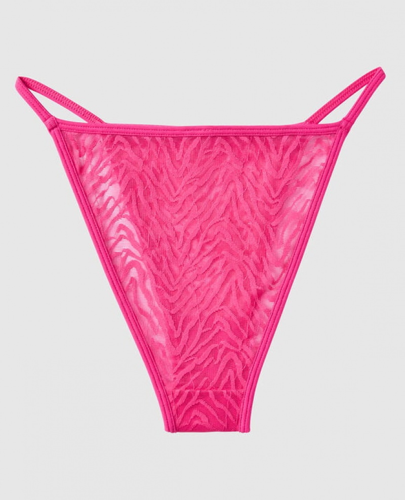 Women's La Senza Mini Cheeky Panty Underwear Pink | ZHILYoWV