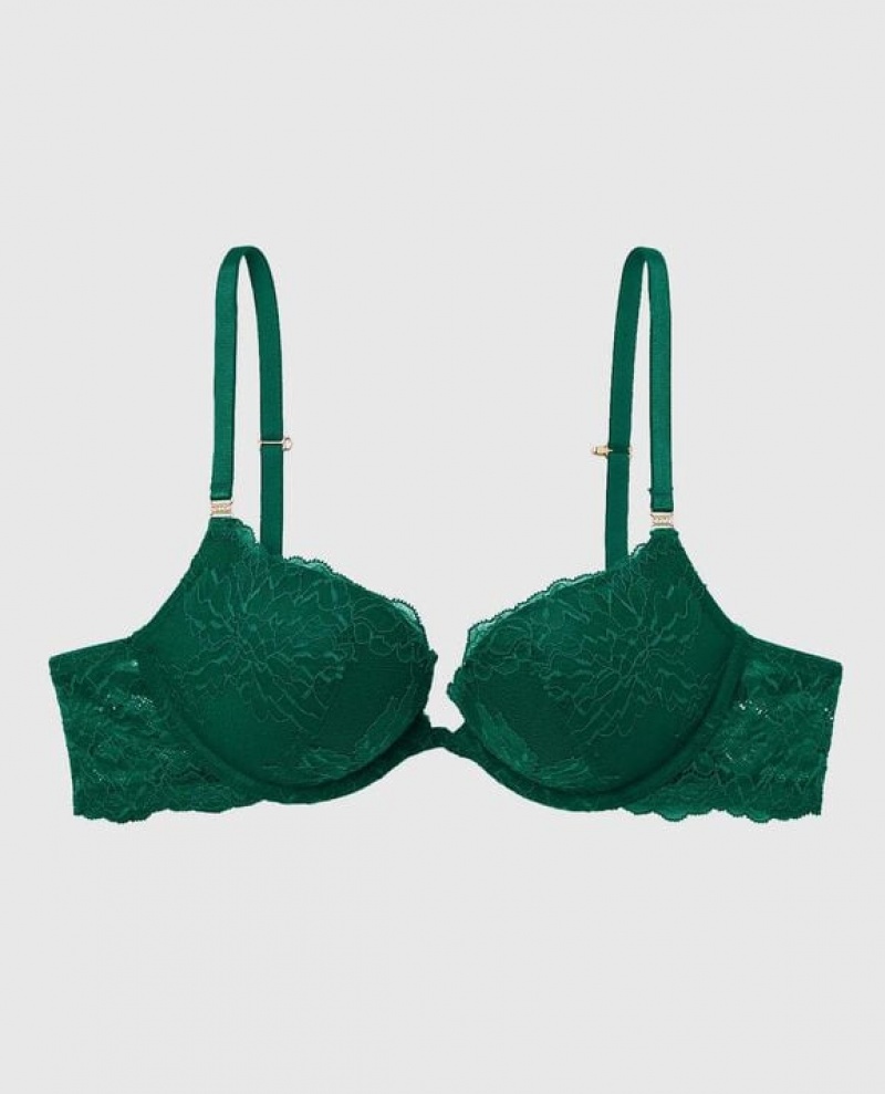 Women\'s La Senza Push Up Bras Green | zO9k1xDK