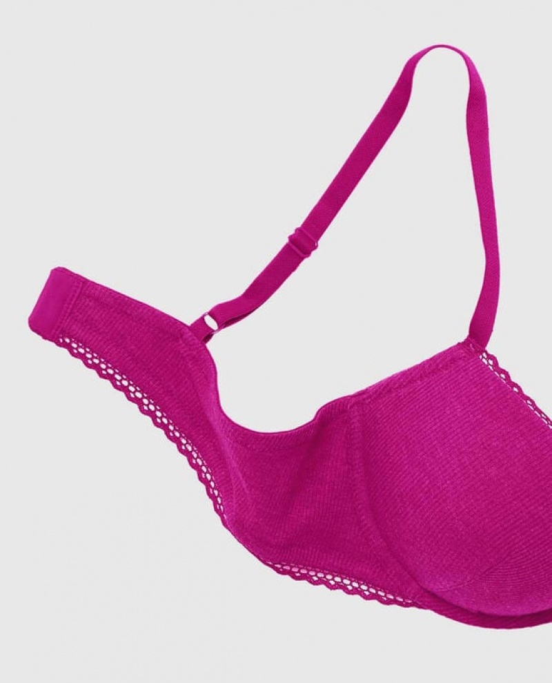 Women's La Senza Push Up Bras Pink | 7bzj7iam