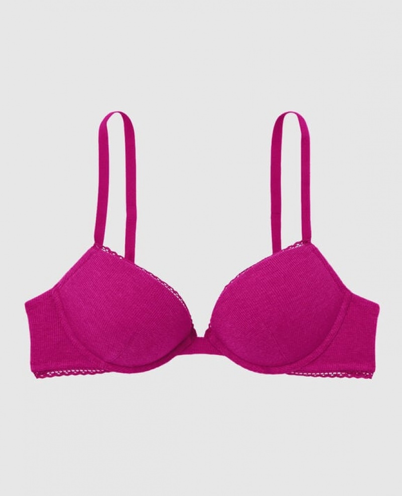 Women\'s La Senza Push Up Bras Pink | 7bzj7iam