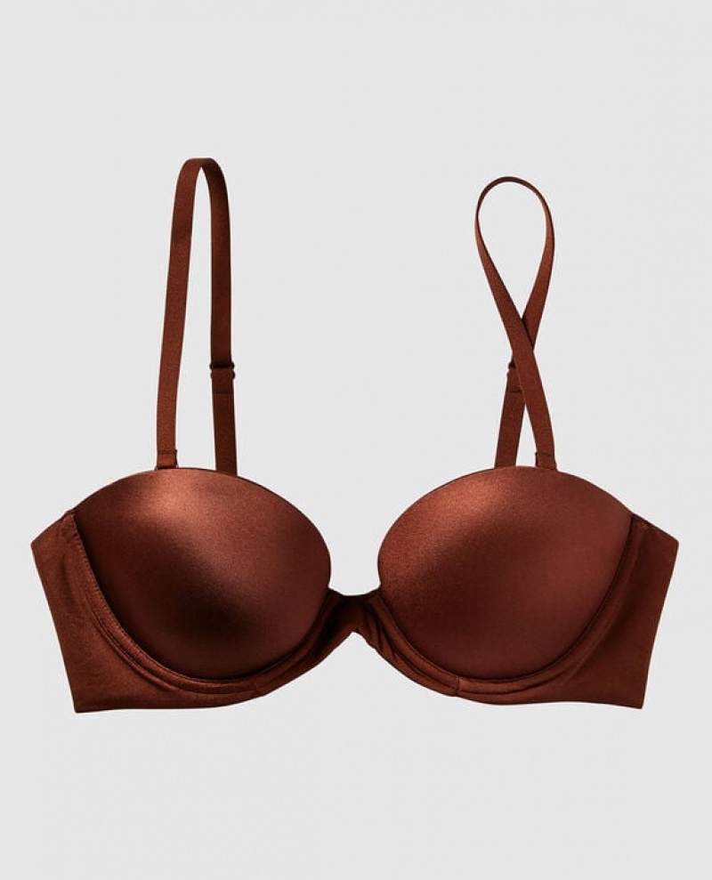 Women's La Senza Strapless Push Up Bras Andorra | pTzdeUD9