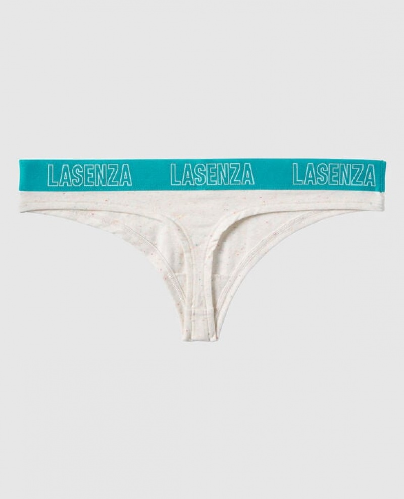 Women's La Senza Thong Panty Underwear Apres Ski Htr | MWyZLTRj