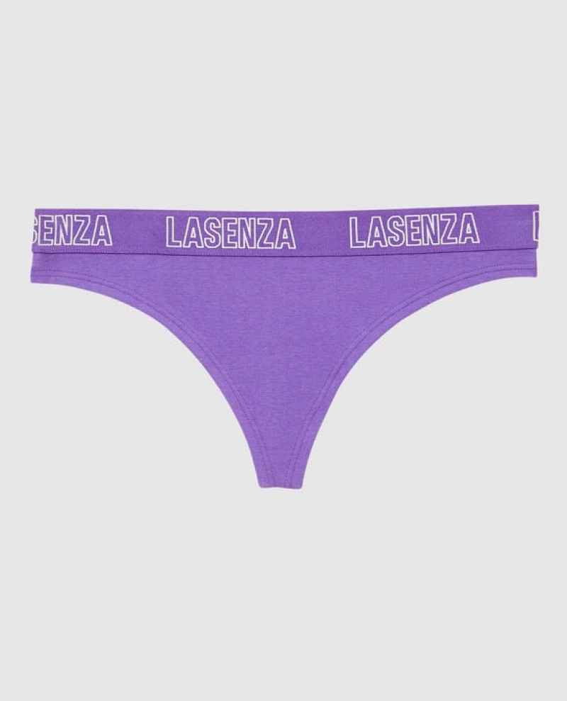 Women\'s La Senza Thong Panty Underwear Flower | 3JJJdHnt