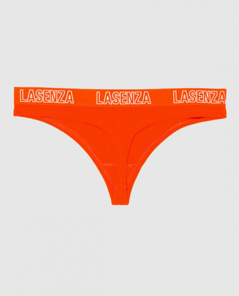 Women's La Senza Thong Panty Underwear Hot Glow | 199bHmaY